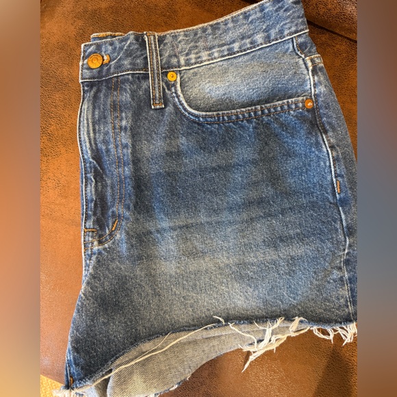 Madewell Pants - Madewell Blue Denim Jean Shorts